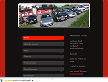 Tablet Screenshot of kindt-automobile.de